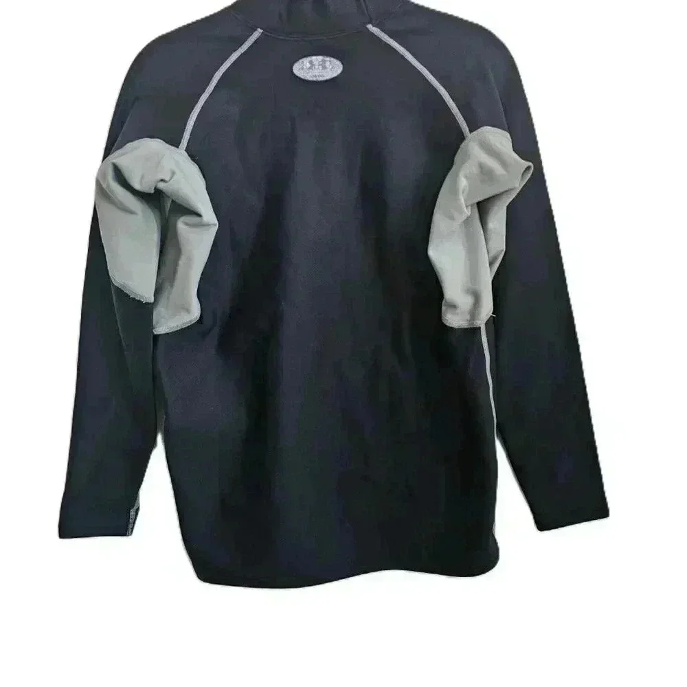 UA‎ Under Armour Black Pullover Fleece Jacket Big Boys XL
